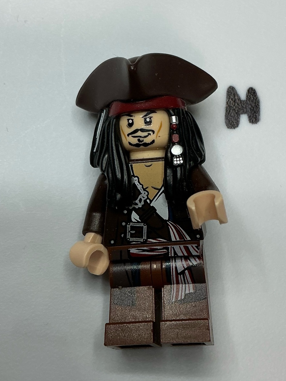 Caribbean Captain Jack Sparrow Minifigure